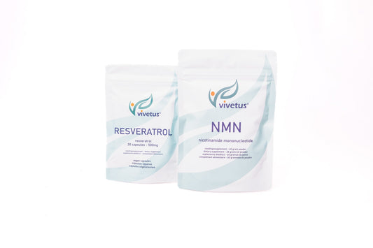🔬 De klassieke combinatie voor gezond ouder worden: Ontdek de Longevity Core Bundel van Vivetus®