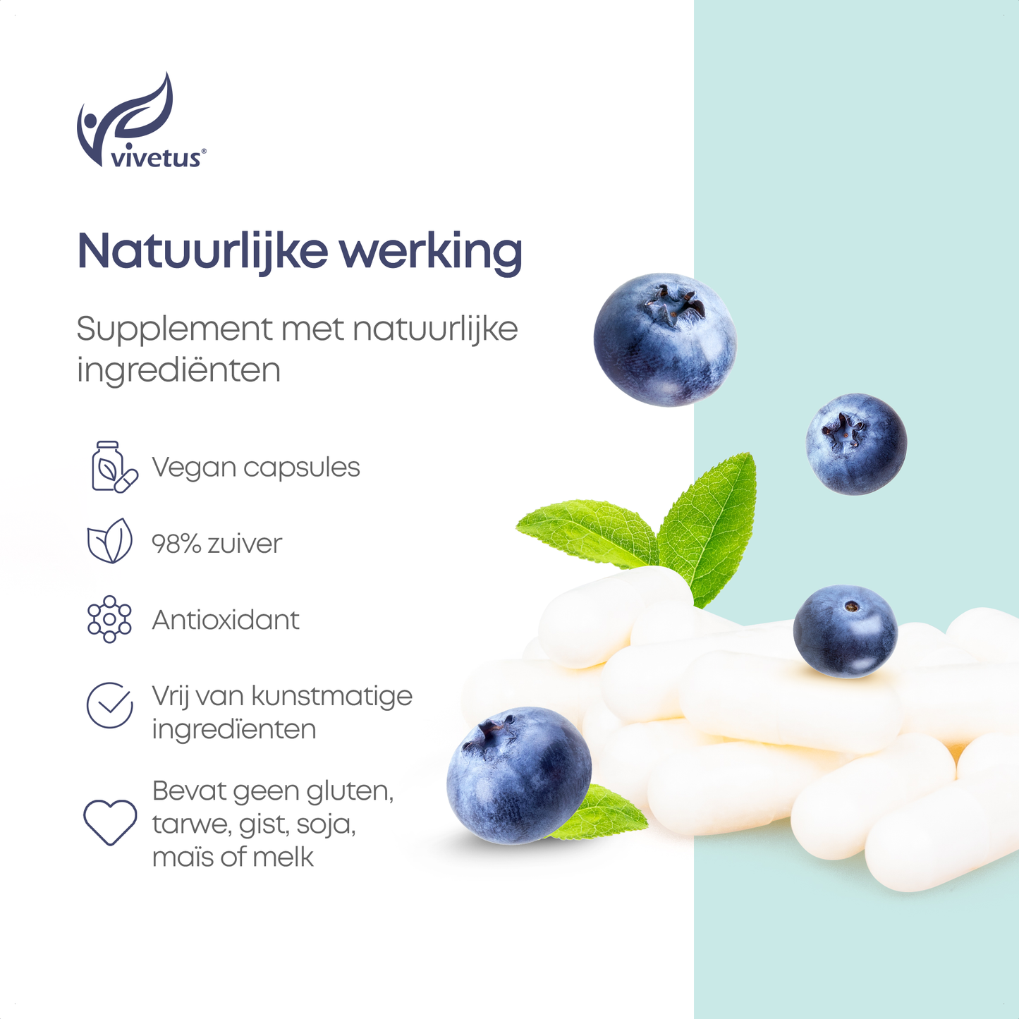 Vivetus® Ptérostilbène - 30 gélules - 500mg