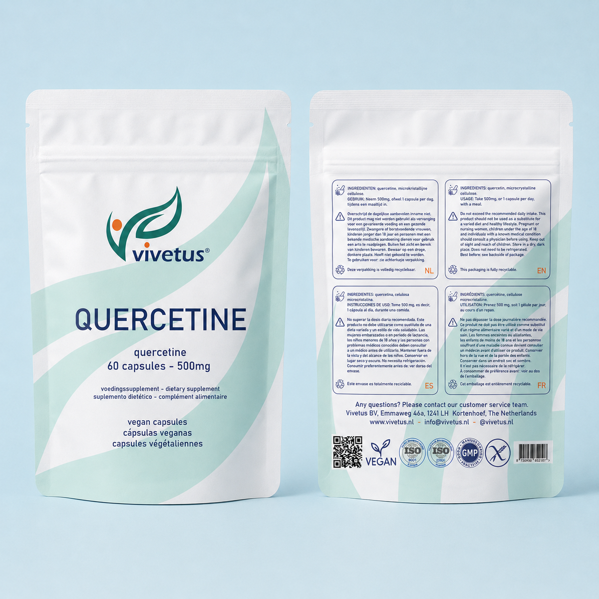Vivetus® Quercetina - 60 cápsulas - 500mg