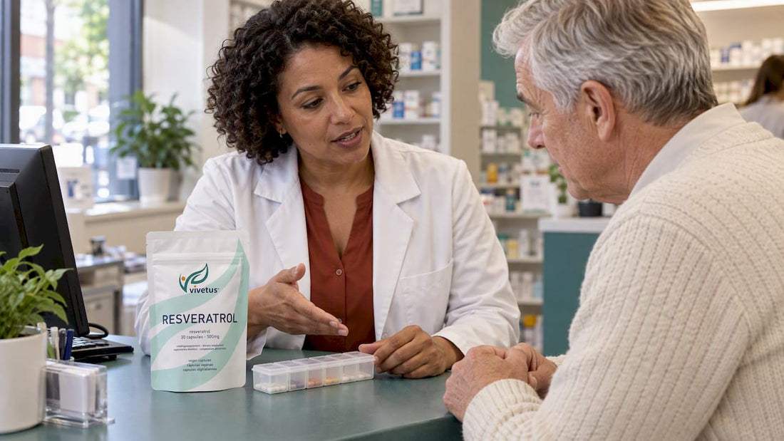 Pharmacist reviews resveratrol alongside medication