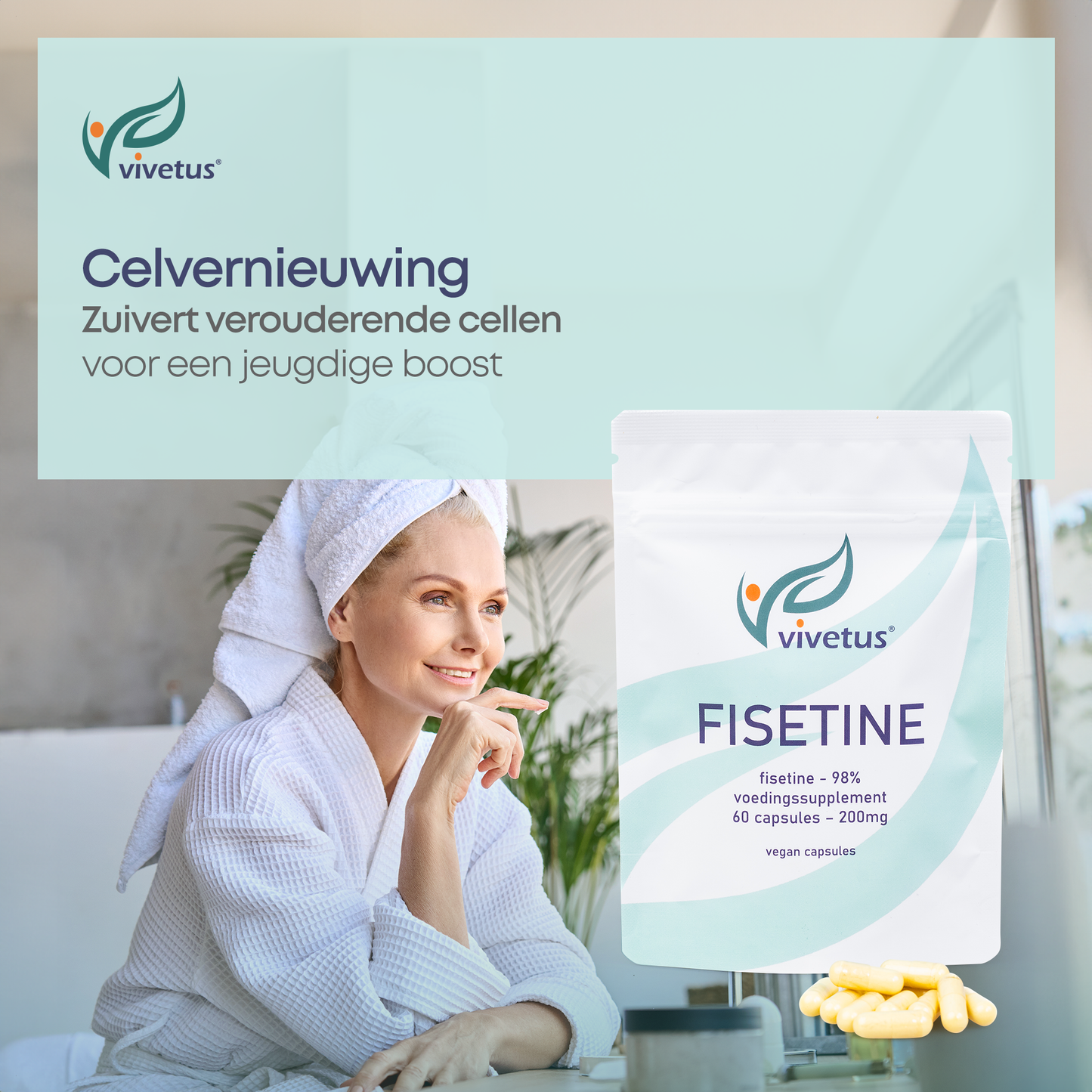 Vivetus® Fisetine - 60 capsules - 200mg