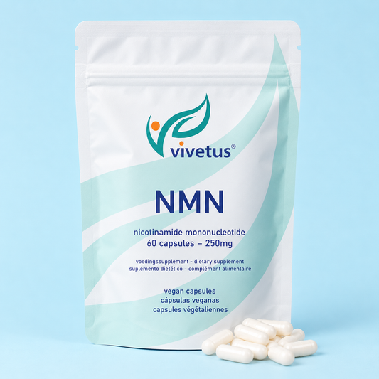 Vivetus® NMN (60 x 250mg cápsulas) potenciador de NAD+