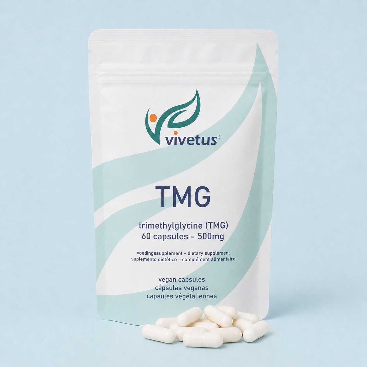 Vivetus® Trimetilglicina (TMG) - 60 cápsulas - 500mg